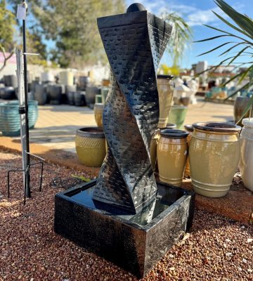 Terrazzo Twist Water Feature