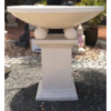 Terrazzo Plain Birdbath - Image 2