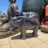 Sleeping Shaolin Monk on Elephant Statue