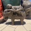 Sleeping Shaolin Monk on Elephant Statue - Image 2