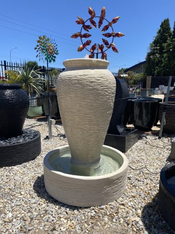 Gucci Ripple Pot Water Feature- Casted Stone