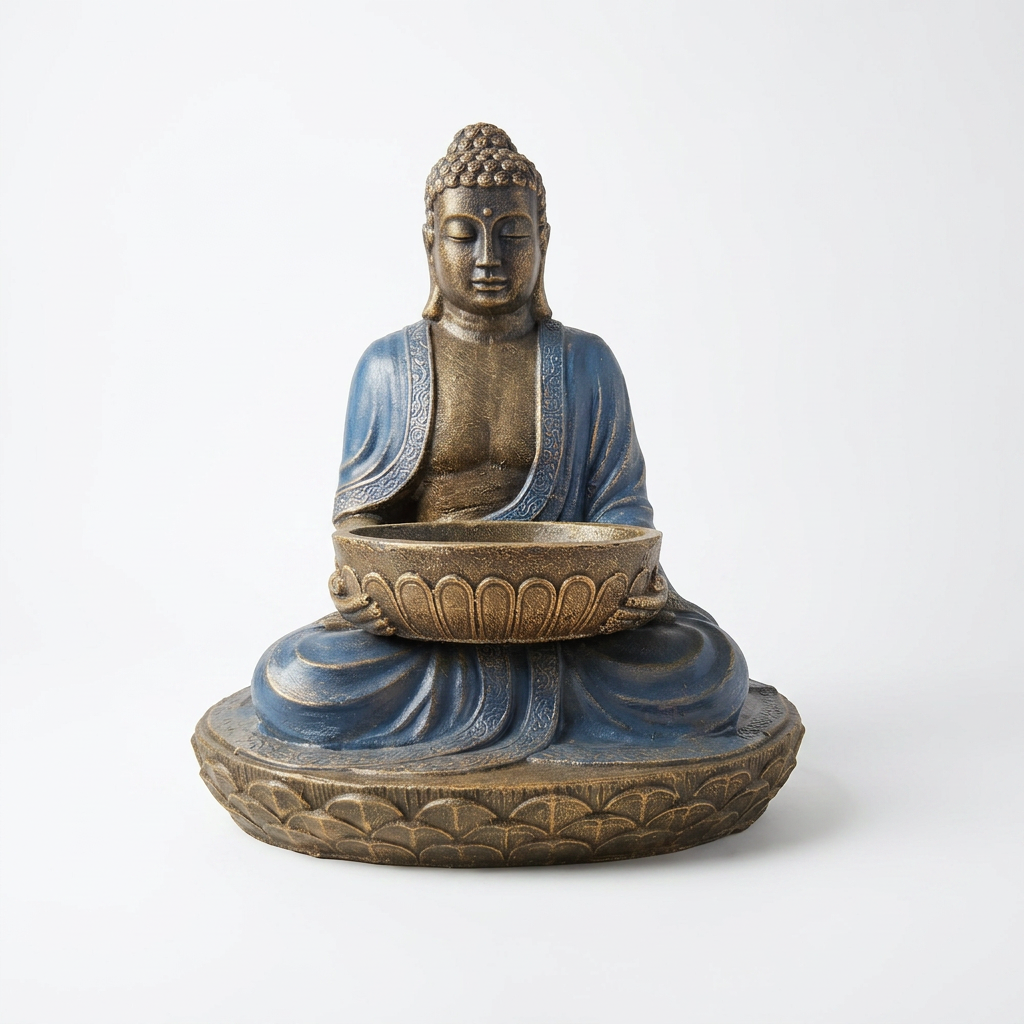Sitting Buddha with Big Bowl - Tosca - Image 2