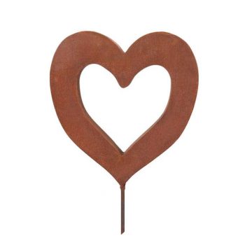 Rust Heart Sculpture -Large