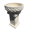 Square Frangipani Birdbath