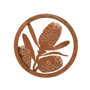 Banksia Corten Wall Art