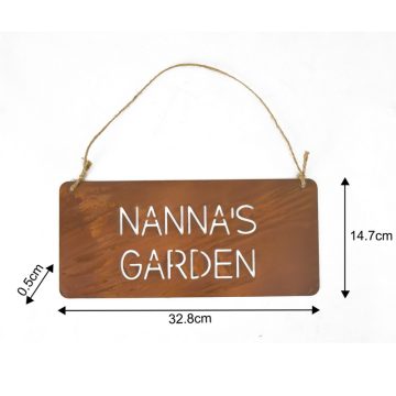 Nanna's Garden Laser Cut Wall Art - Image 2