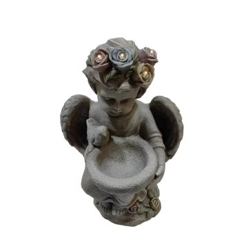 Angel Birdfeeder- Solar Lights - Image 2