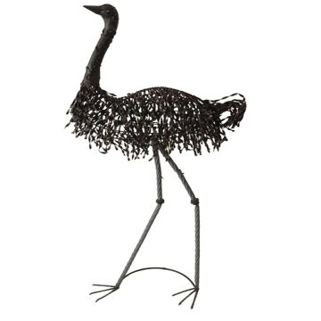 Mr Emu - Tall Metal Black