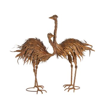 Large Ostriches - Set of 2