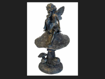 Fairy Sitting on Mushroom