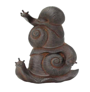 3 Stacked Snails