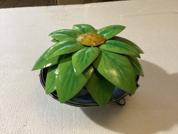 Mosquito/Incense Coil Holder- Green Flower