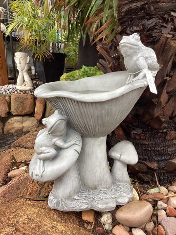 Bird Bath- Frog