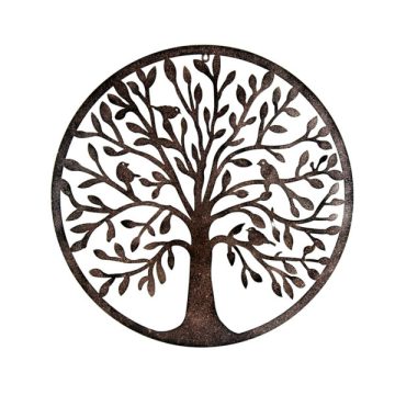 Tree of Life Wall Art- Brown Birds - Image 2