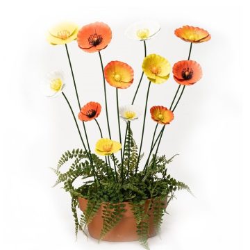 Poppy on Stake- Set of 3