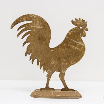 Rooster Statue on Base