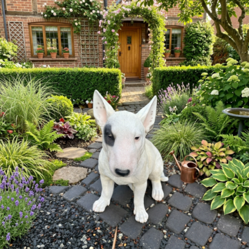 Bull Terrier Statue