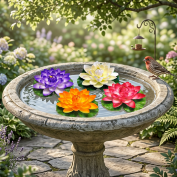 Floating Flower on Lily Pad
