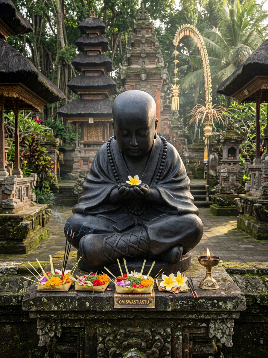 Shaolin Monk with Bowl