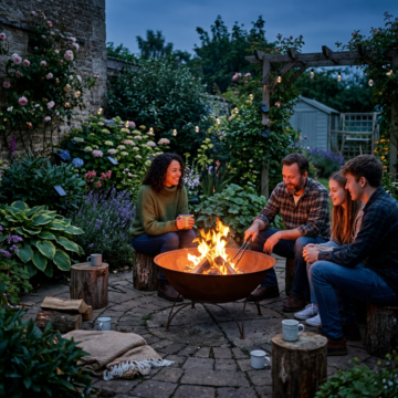 Fire Pit with Stand- Cast Iron