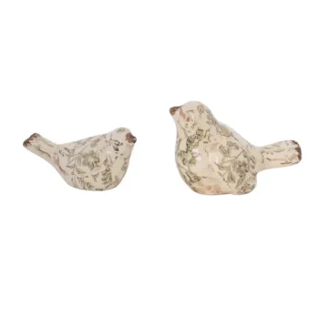 Bird Ceramic Green S/2