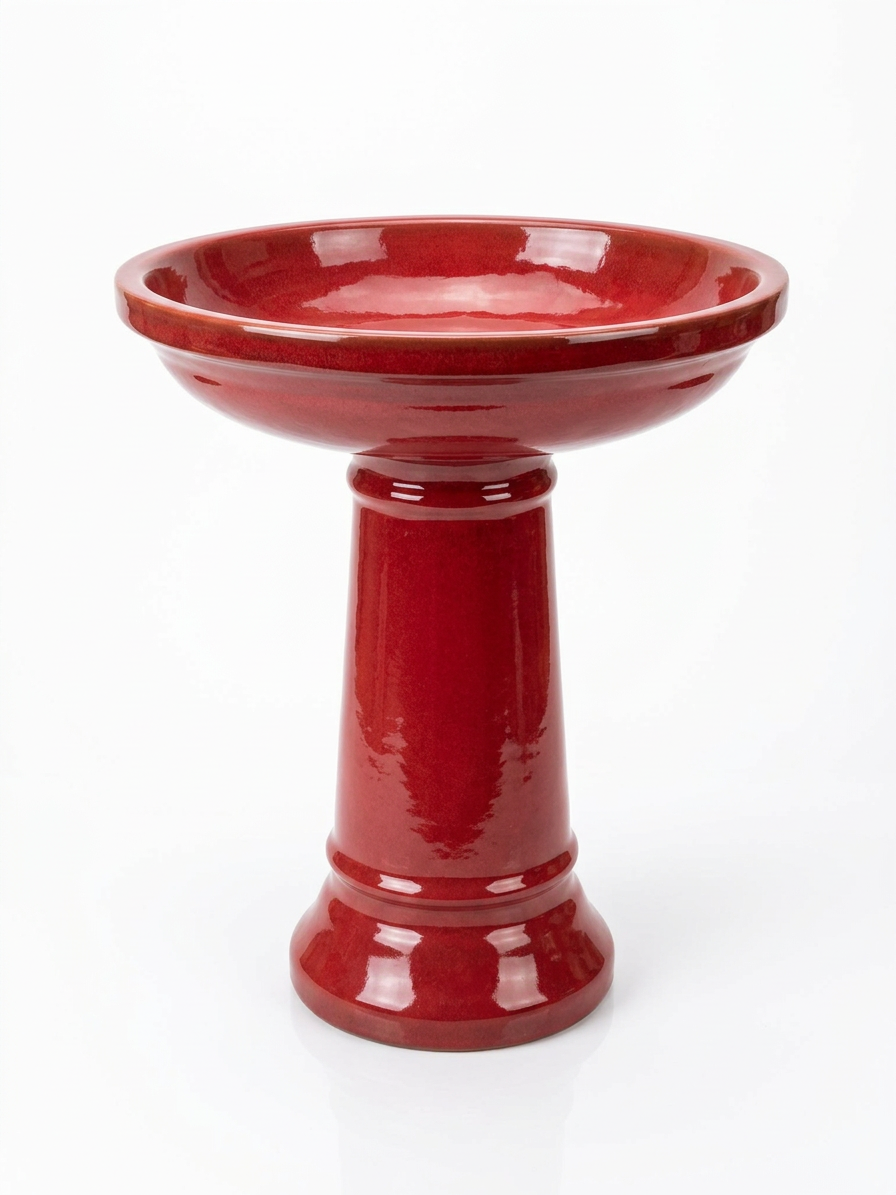 Grafton Birdbath Red - Image 2