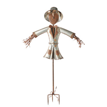Scarecrow Garden Stake Statue